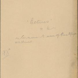 File - Concession for the users of cinematograph machines, 1910