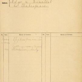 File - Deputation for establishment of memorial to Shakespeare, 1912