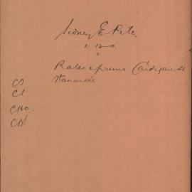 Sidney E. Pile, solicitor, requests information on property in Cardigan Street, Stanmore, but this 