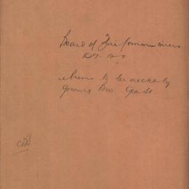 File - Inspection of proposed site for Gowing Brothers, George Street Sydney, 1911