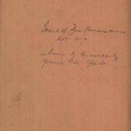 File - Inspection of proposed site for Gowing Brothers, George Street Sydney, 1911