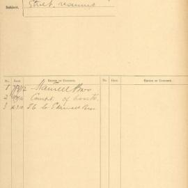 File - Request for information about resumed land in Oxford Street Darlinghurst, 1912 