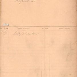 File -  Zoological Society's grounds and lease to NSW Zoological Society, 1913