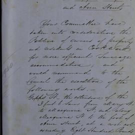 Petition - Request to extend the sewer through the Cook Ward, Surry Hills, 1869