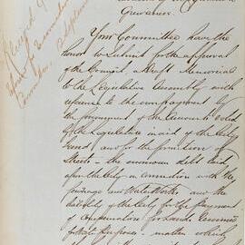 Report on funding of works for streets, water and sewerage, 1859