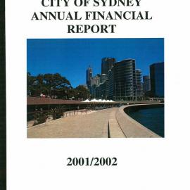City of Sydney. Annual Financial Report 2001-2002
