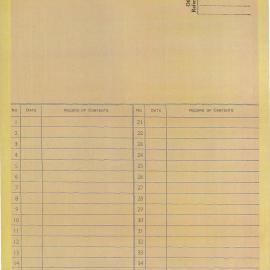 File - Camperdown Memorial Rest Park correspondence, 1964-1969