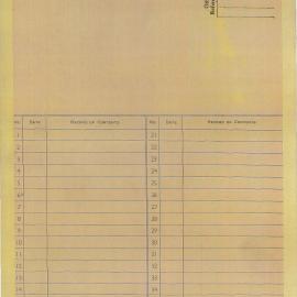 File - Camperdown Memorial Rest Park correspondence, Cripps, 1951-1955