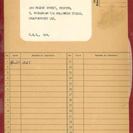 File - 193 Regent Street Redfern, various uses, including Aboriginal Medical Service,1968-1974