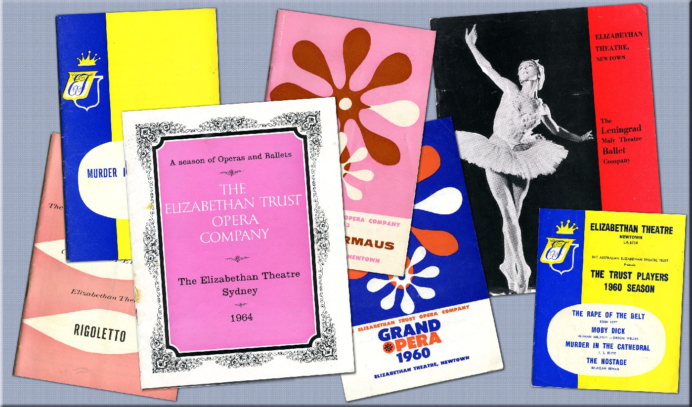Information file - Theatres - Elizabethan Theatre, 1957-1973