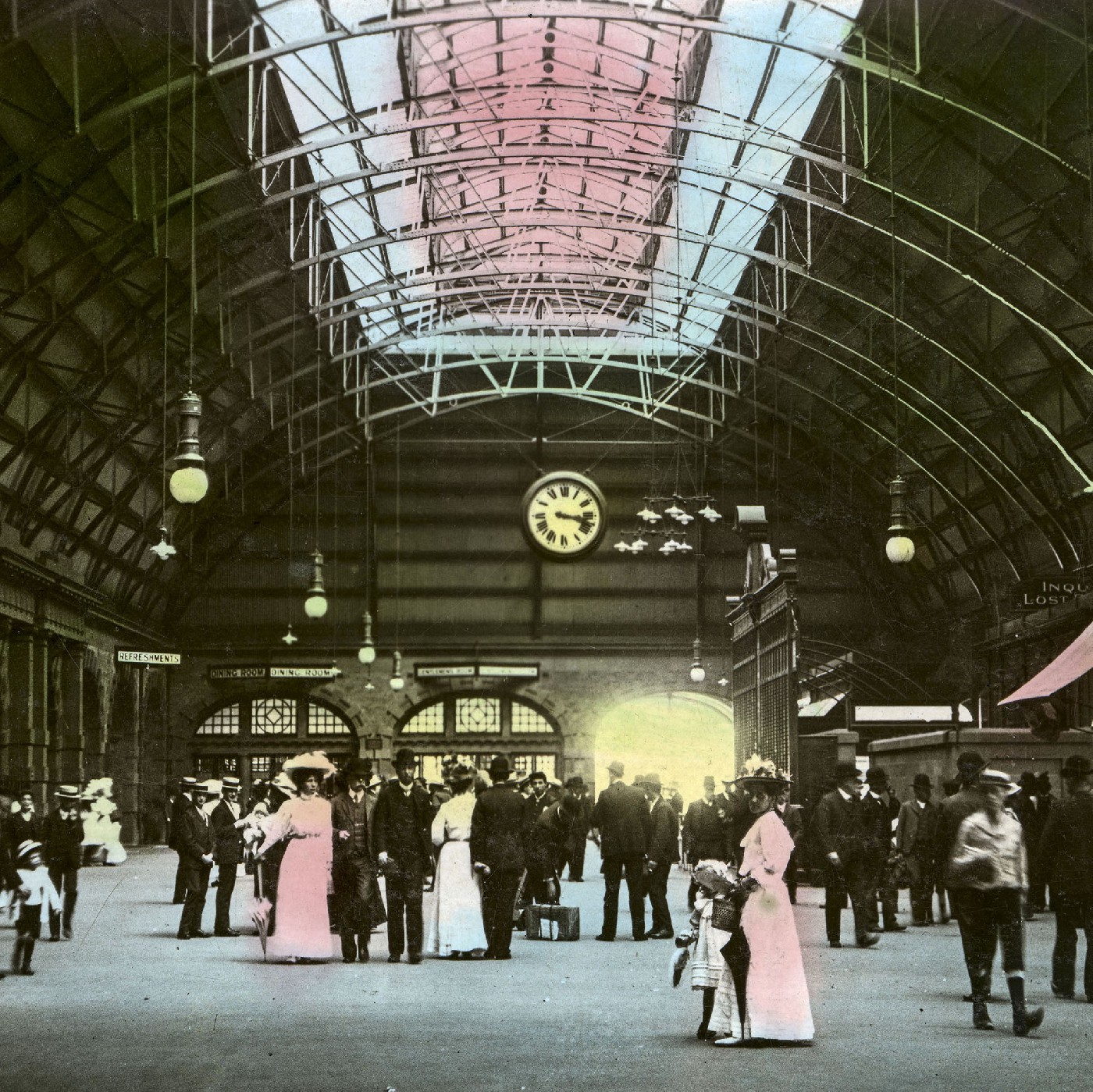 Central Railway Station Grand Concourse, Eddy Avenue Haymarket, circa 1908 (A-00006184)