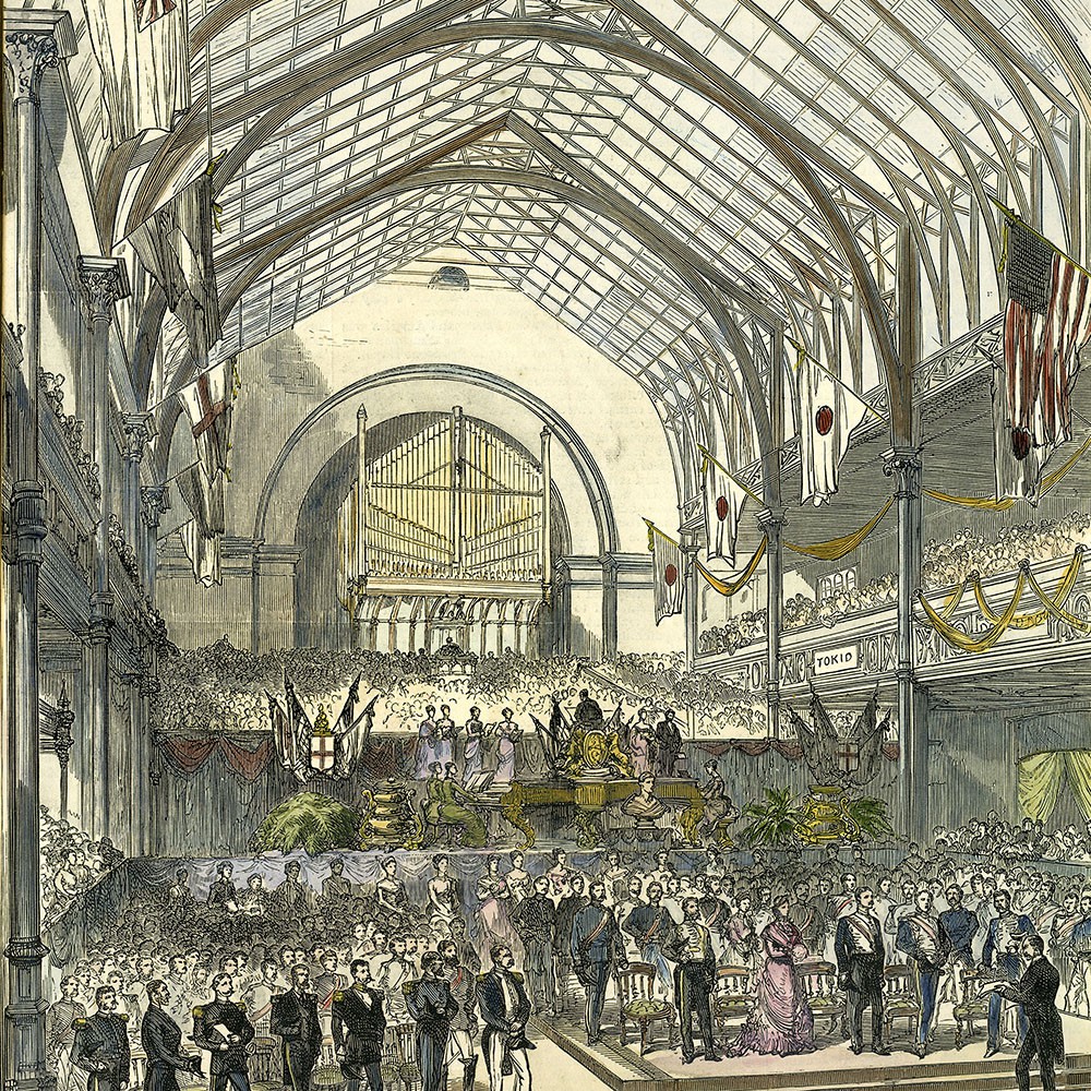 Opening of Sydney International Exhibition, Garden Palace, 1879 (A-00027556)