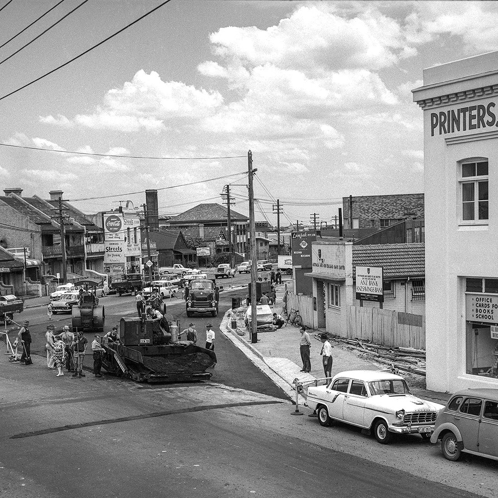 Street widening, Bourke Street Zetland, 1961 (A-00045430)