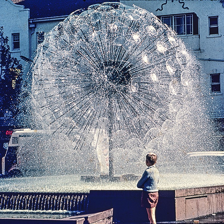 El Alamein Memorial Fountain, Macleay Street Potts Point, 1960s (A-00034614)