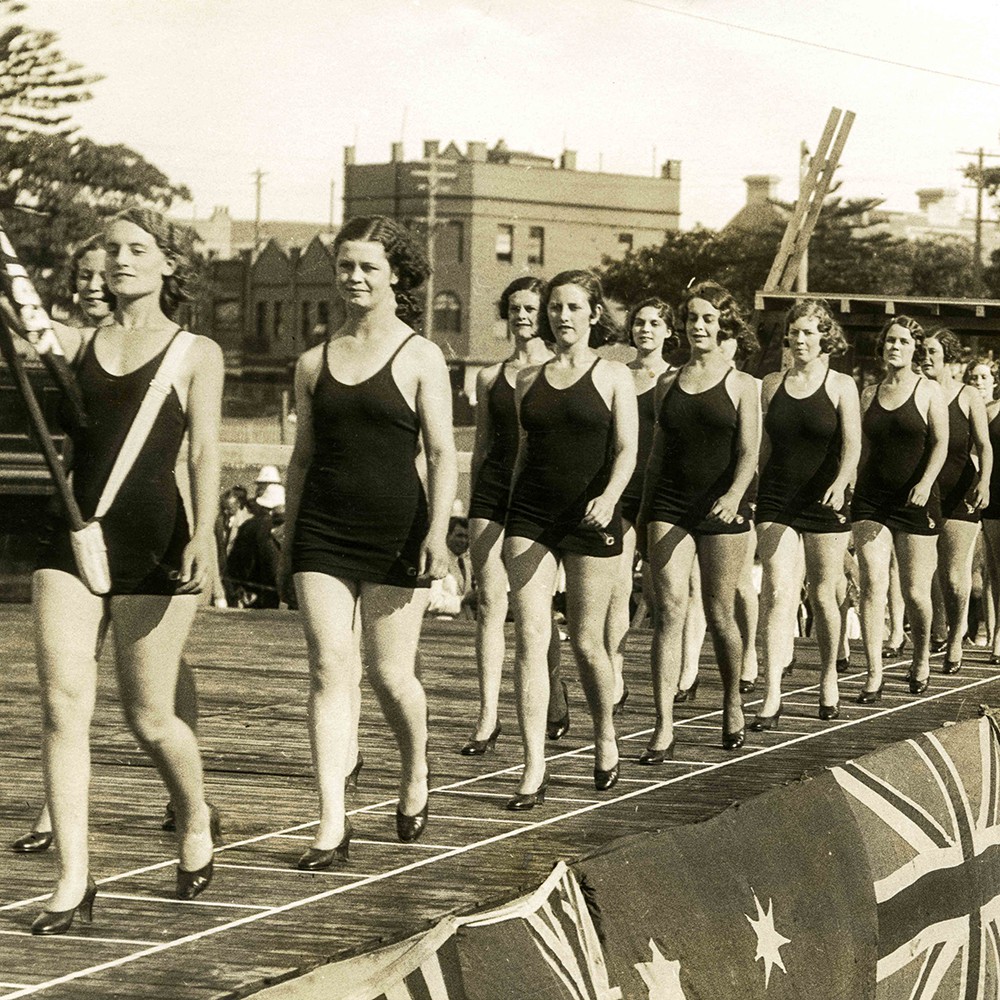 The Brighton Le Sands Team, female lifesavers, 1938 (A-00026144)