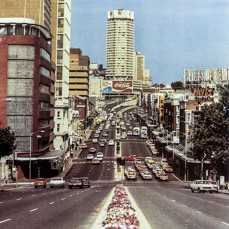 Looking east along William Street from near corner of Yurong Street Woolloomooloo, 1974 (A-00058061)