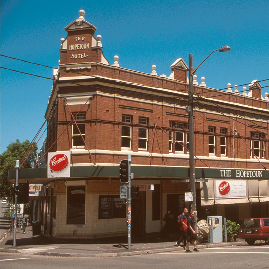 The Hopetoun Hotel on the corner of Bourke Street and Fitzroy Street Surry Hills, 2000 by Mark Stevens (A-01128870)