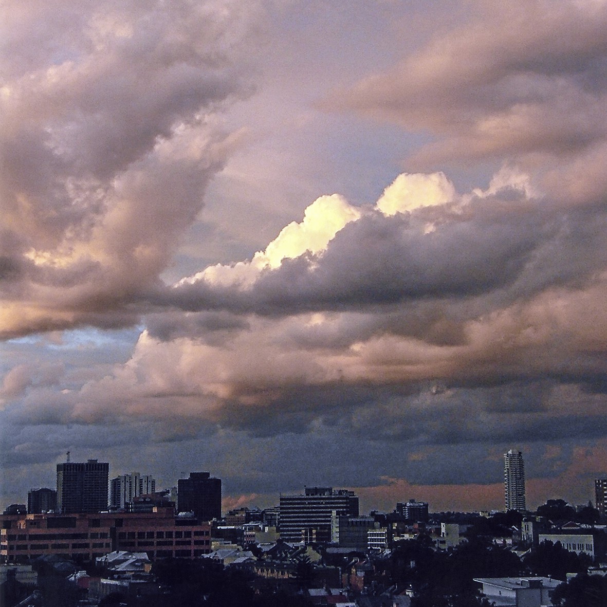 Cloudscape and buildings from Pitt Street Waterloo, 2006 by Alan Dunstan (A-01184848)