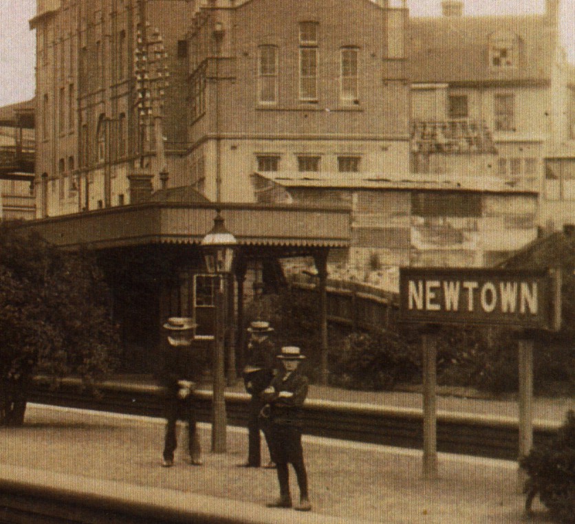 Newtown Railway Station, King Street Newtown, 1916 (A-00033142) 