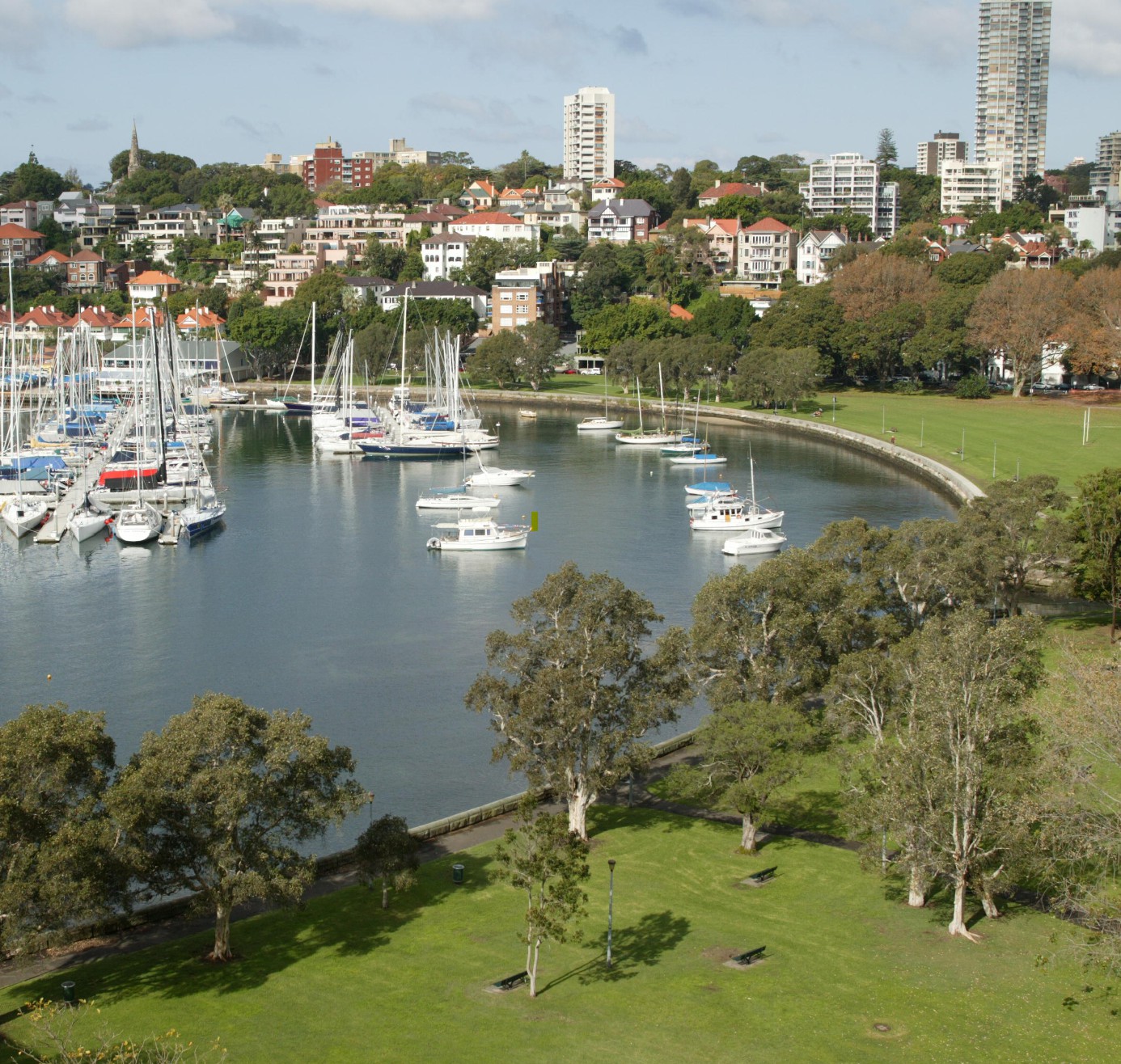 Boats in marina, Rushcutters Bay, 2003 (A-00064161)