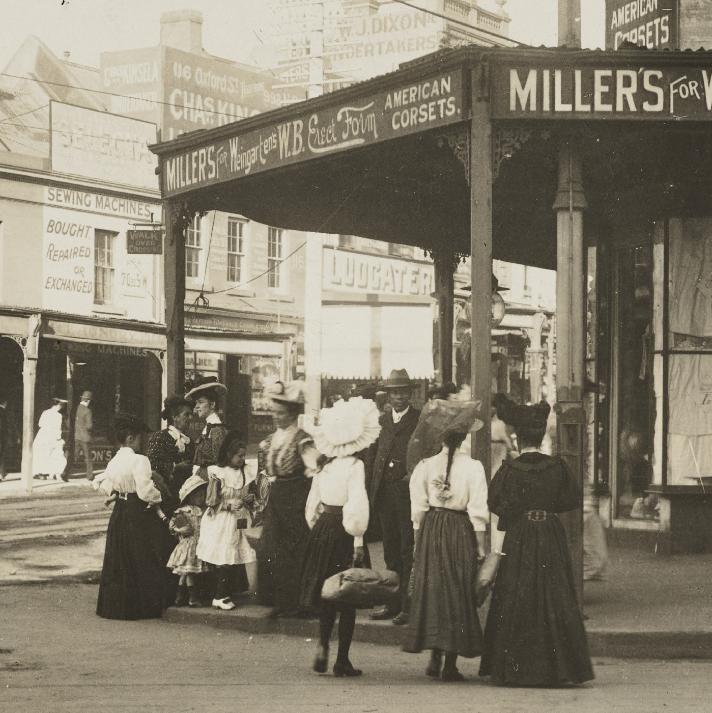 Print - Millers Millinery shop in Oxford Street Darlinghurst, 1908 (A-00037662)