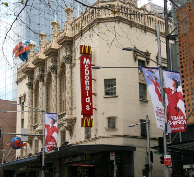 McDonalds, formerly Plaza Cinema, George Street Sydney, 2011 (A-01077560)
