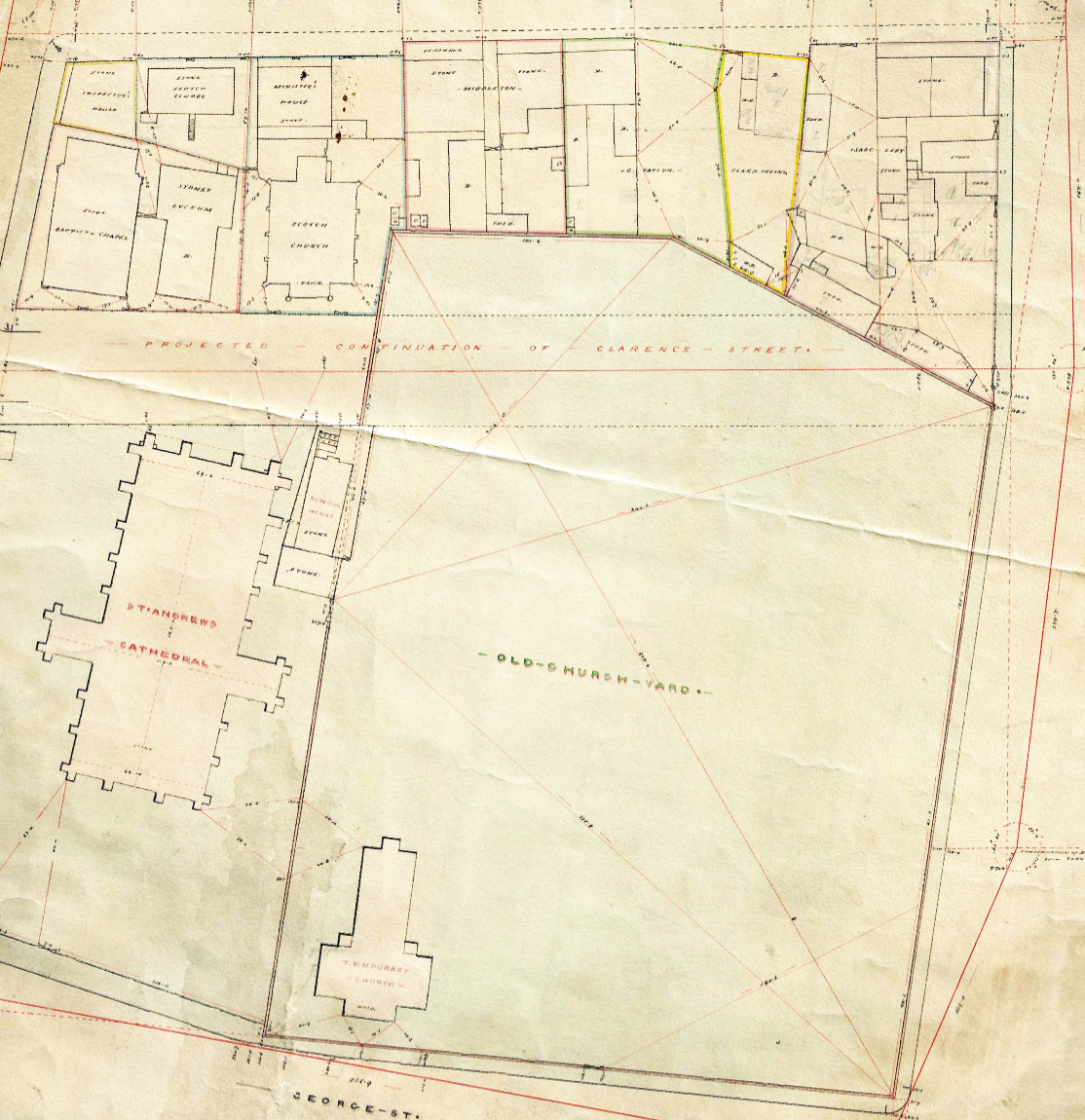 Site for a Town Hall, Sydney, 1843-1868