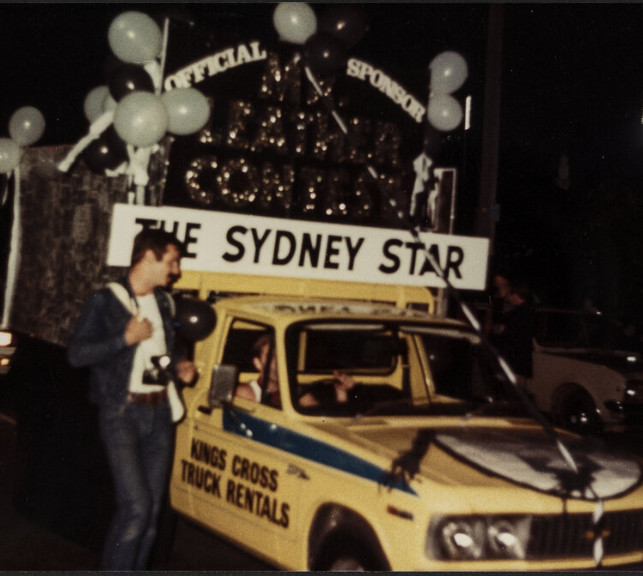 Truck for Mr Leather Contest sponsored by The Sydney Star, circa 1979-1984 (A-01183902)
