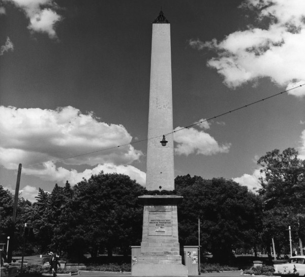 Thornton Monument, Hyde Park, Elizabeth Street Sydney, 1960s (A-00016089)