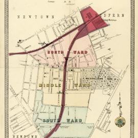 Map - Macdonaldtown. Parish of Petersham, 1886-1889