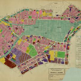 Map - Draft LEP 107 - Erskineville and Alexandria - Land Use Survey, 1988