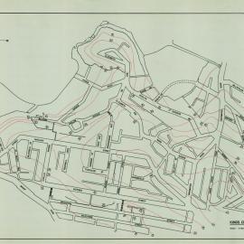Plan - Kings Cross Contour Plan, including Elizabeth Bay and Potts Point, no date