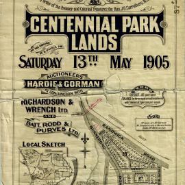Centennial Park lands [between Randwick, Bunnerong Roads and Doncaster Ave]