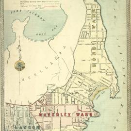 Waverley. Parish of Alexandria. Lithographed and published by Higinbotham and Robinson 