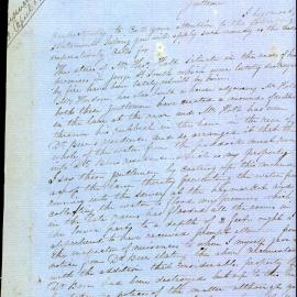 Letter - Complaint about dumping of rubbish in George Street South, 1854