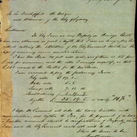 Letter - Abatement about property taxes, Bridge Street Sydney, 1873