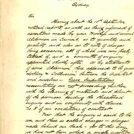 Letter: McLeod and Noble state that because of grave imputations, including robbery and collusion,  | 3 votes