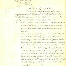 Memorandum - Observations by City Solicitor regarding amendments to Electric Lighting Bill, 1895