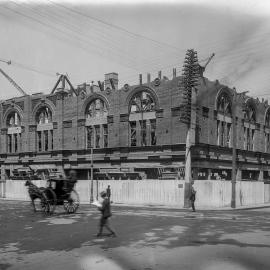 Construction of the Hippodrome, Pitt Street Haymarket, circa 1914