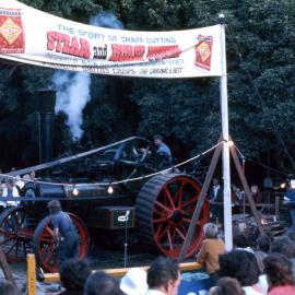 Steam tractor engine, Royal Easter Show, Moore Park, 1973