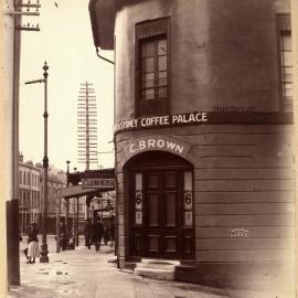 Print - North Sydney Coffee Palace in George Street Sydney, 1901