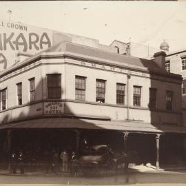 Print - Smart's Hotel in Pitt Street Sydney, 1901