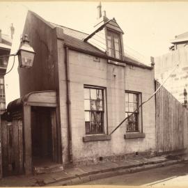 Print - Dwelling in Jenkins Street Millers Point, 1901
