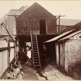 Print - Tenement in Oxford Street Darlinghurst, 1901