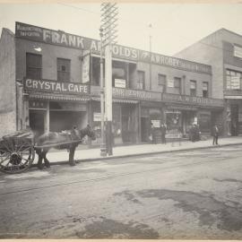 Print - Commercial premises in Pitt Street Sydney, circa 1909