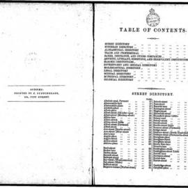 1865 Part 2 - City Street Directory - R-Z - Suburban Directory - Balmain to Western Suburbs - Alphabetical Directory A-Gil
