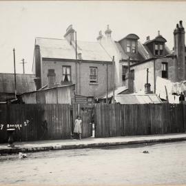 Terrace housing in Lincoln Crescent Woolloomooloo, circa 1921