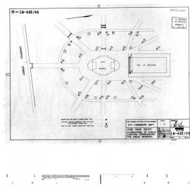 Plan - Alteration to public lighting surrounding the Anzac Memorial, Hyde Park South Sydney, 1976