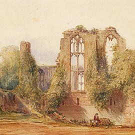 Watercolour - Kenilworth Castle, Warwick by Charles Henry Woolcott, 1876