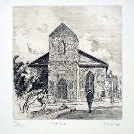 Etching - Scots Church by Sydney Ure Smith, 1926